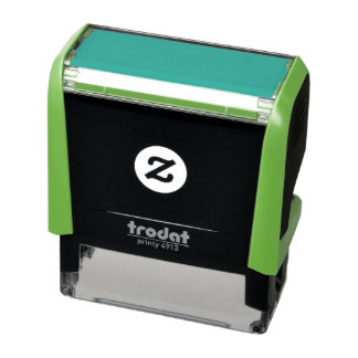 Black Customisable Make Your Own Self-inking Stamp