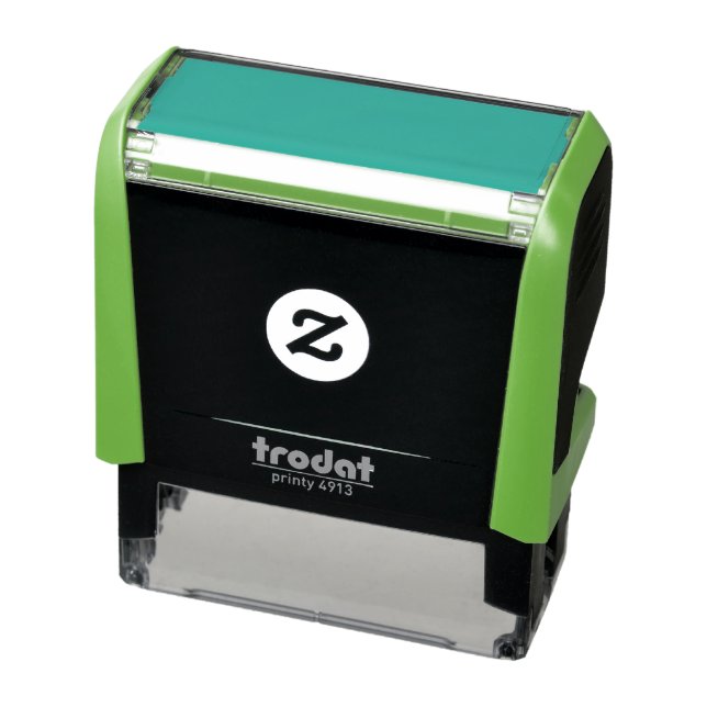 Black Customisable Make Your Own Self-inking Stamp (Product)