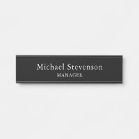 Black Customise Name & Title Profession