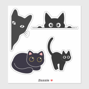 Black Cut Custom-Cut Vinyl Sticker