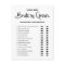 Black Cute Modern Calligraphy Bride or Groom Game