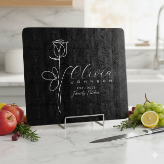 Black Cutting Board