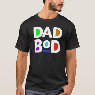 Black Dad Bod Fathers Workout Fit Exercise Daddy G T-Shirt