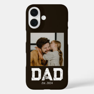 Black Dad Established Bold 3 Photo iPhone 16 Case