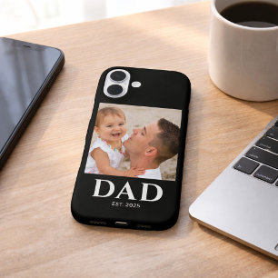Black Dad Established Photo iPhone 16 Case