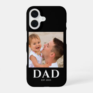 Black Dad Established Photo iPhone 16 Case