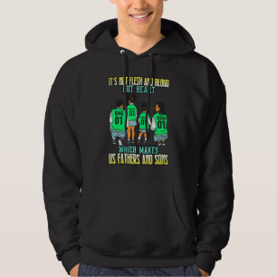 Black Dad Melanin Father Brown Skin Boys Fathers D Hoodie
