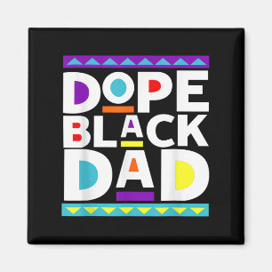 Black Dad New Dad Fathers Day Gift African America Magnet