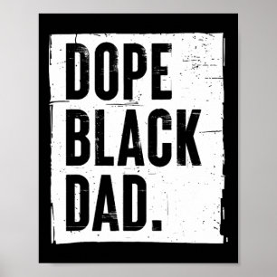 Black Dad New Dad Fathers Day Gift African America Poster