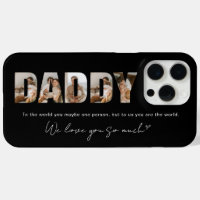 Black Daddy Photo Collage Message Father's Day