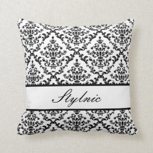 Black Damask #4 @ Stylnic customisable Cushion