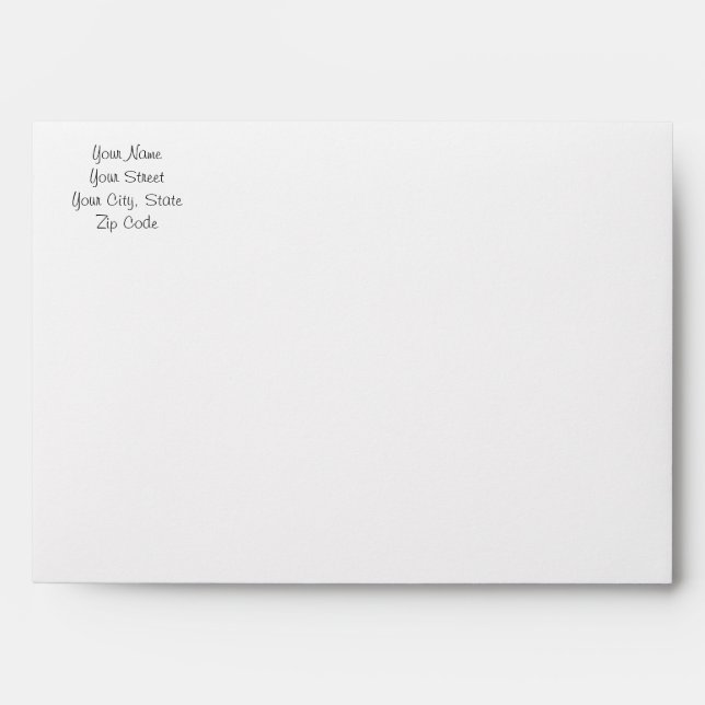Black Damask Envelope (Front)