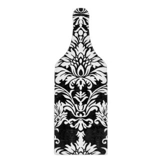 Black Damask Pattern Cutting Board