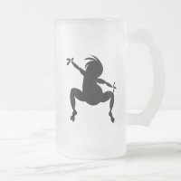 Black Dancing Kokopelli