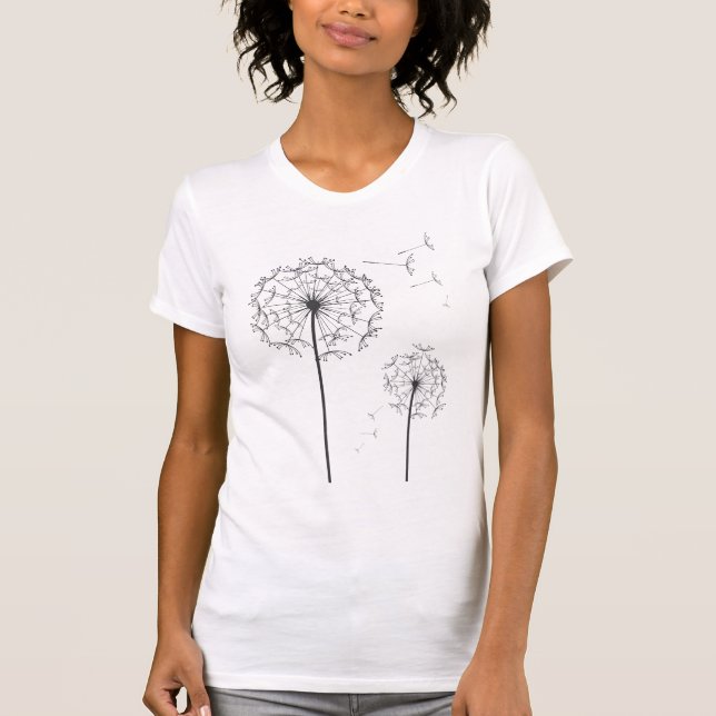 black dandelion T-Shirt (Front)