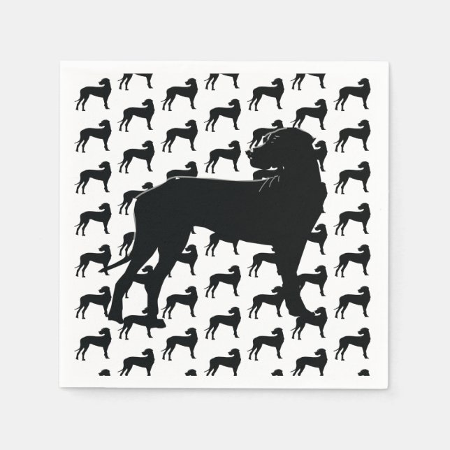 Black Dane, Big Dog Napkin (Front)