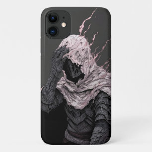 black dark white strong monster iPhone 11 case