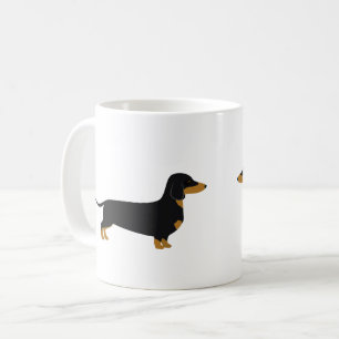 Black Daschund Mug