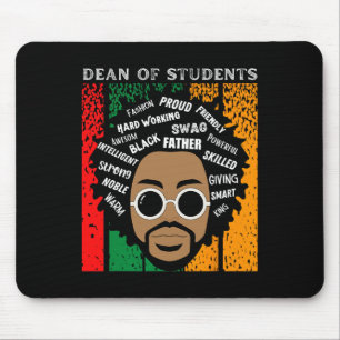 Black Dean Of Students King Black History Month Me Mouse Mat