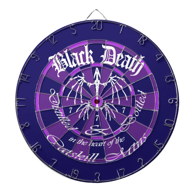 Black Death 777 - Catskill Mountains Dartboard (Front)