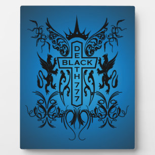 Black Death 777 - Cross Plaque