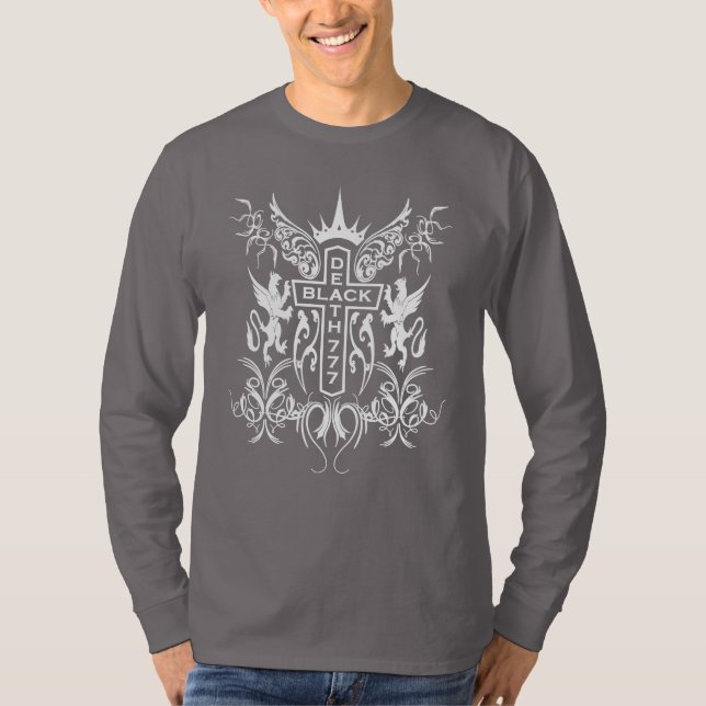 Black Death 777 - Cross T-Shirt (Front)