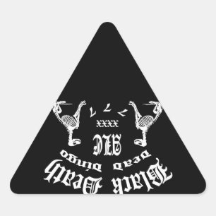 Black Death 777 -  Dead Dingo Ale Triangle Sticker