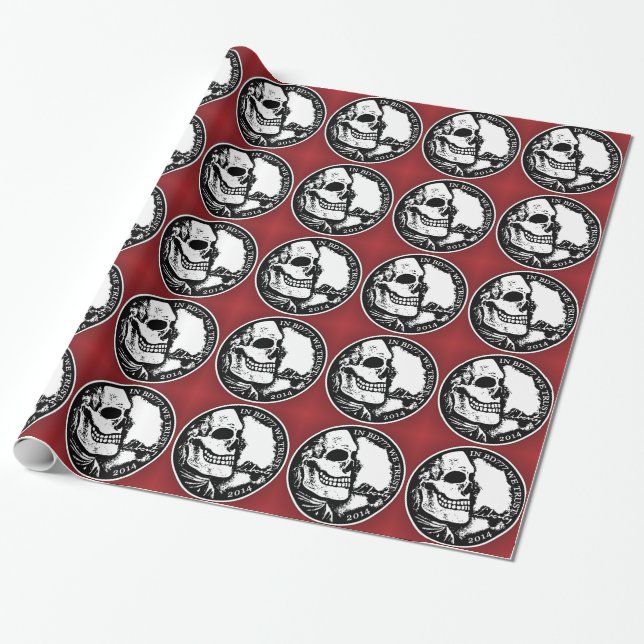 Black Death 777 - Liberty Wrapping Paper (Unrolled)