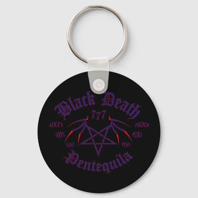 Black Death 777 - Pentequila Key Ring (Front)