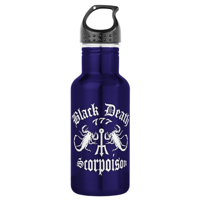 Black Death 777- Scorpoison Vodka 532 Ml Water Bottle (Front)