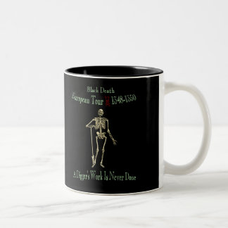 Black Death European Tour Two-Tone Coffee Mug