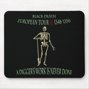 Black Death World Tour Original Design Mouse Mat