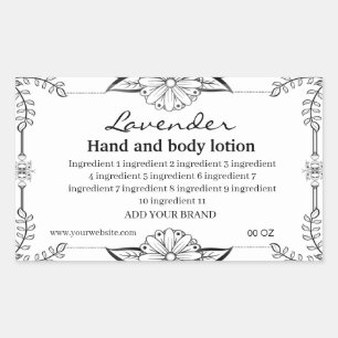Black Decorative Frame white Background label