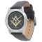 Black Demask Masonic Monogrammed