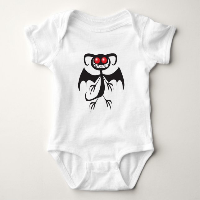 BLACK DEMONS BABY BODYSUIT (Front)