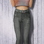 Black Denim Skinny Jeans Leggings<br><div class="desc">Black Denim Skinny Jeans Style Leggings</div>