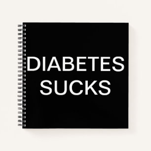 Black diabetes notebook