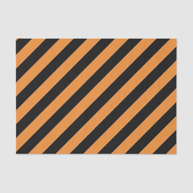 BLACK DIAGONAL STRIPE STRONG GRAPHIC Tissue Paper (Front)