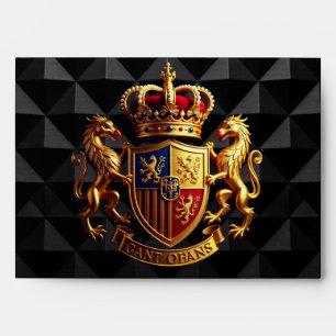 Black Diamond Invitation Envelope of the Elegance