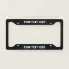 Black Diamond Plate and Custom Message