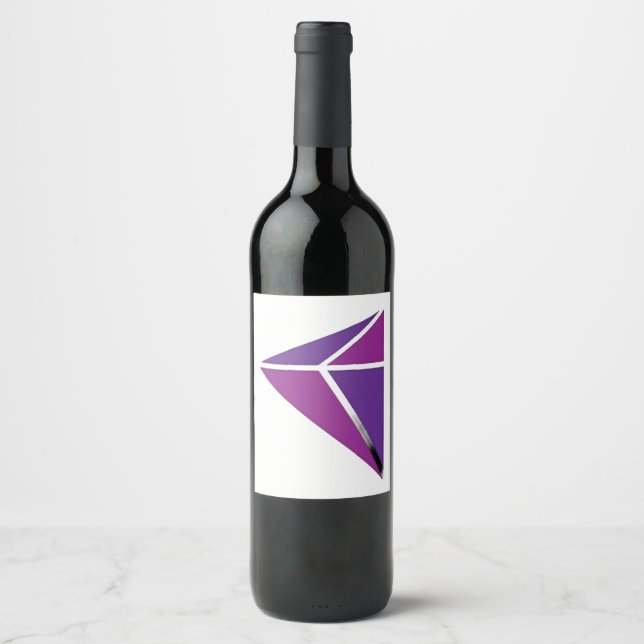Black Diamond Pro Wrestling  Wine Label (Front)