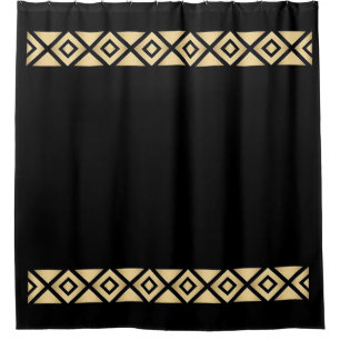 “Black Diamond”  Shower Curtain