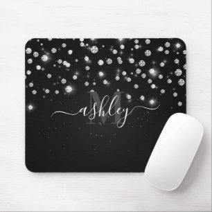 Black Diamonds Mouse Mat