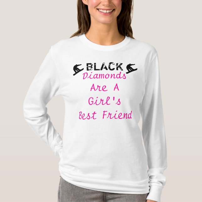 black diamonds T-Shirt (Front)