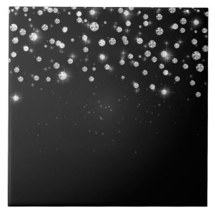 Black Diamonds Tile