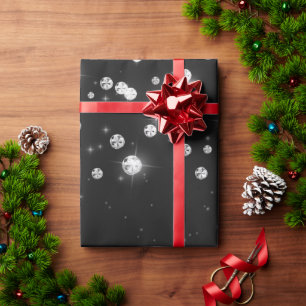 Black Diamonds Wrapping Paper