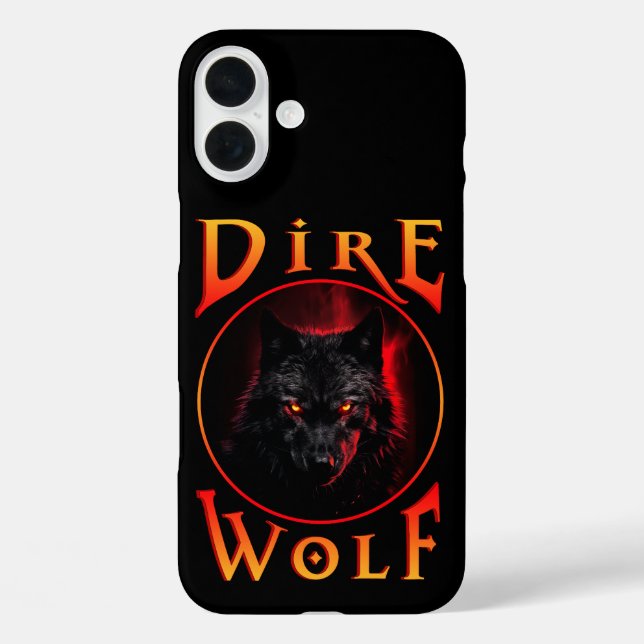 Black Dire wolf reunion Case-Mate iPhone Case (Back)