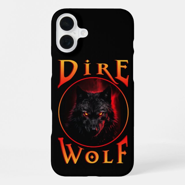 Black Dire wolf reunion iPhone Case (Back)
