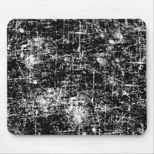 Black Distressed Look Mouse Mat
