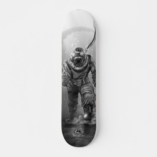 Black Diver Skateboard (Front)